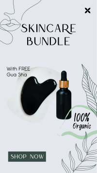 Organic Skincare Bundle Facebook Story Design