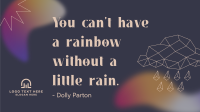 Little Rain Quote Video Design