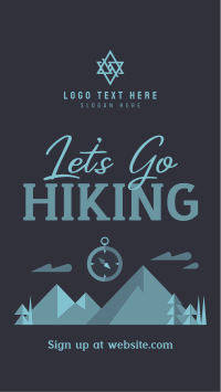 Mountain Hiking Trail Instagram Reel Design