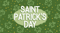 St. Patrick's Clovers Facebook Event Cover Design