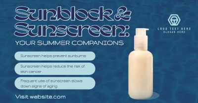 Sunscreen Beach Companion Facebook ad Image Preview