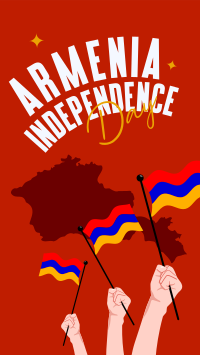 Celebrate Armenia Independence Instagram Story Design