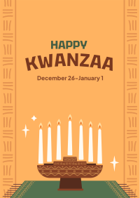 Kwanzaa Candle Poster Image Preview