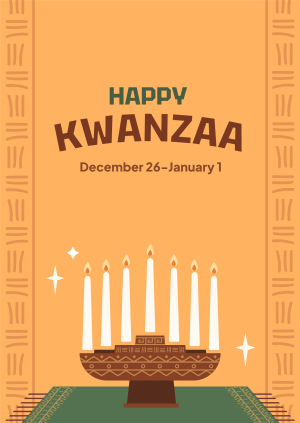 Kwanzaa Candle Poster Image Preview