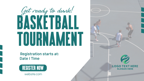 Basketball Mini Tournament Facebook Event Cover Design