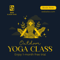 Outdoor Yoga Class Instagram post Image Preview