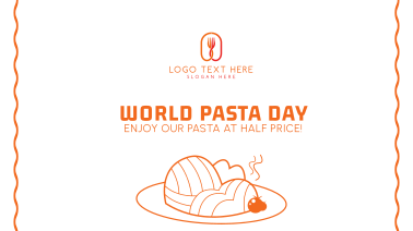 World Pasta Day Vector Facebook event cover