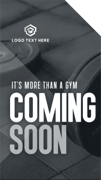 Stay Tuned Fitness Gym Teaser YouTube Short Design