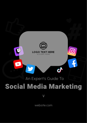 Social Media Icons Flyer Image Preview