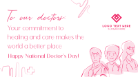 Medical Doctors Lineart Animation Image Preview