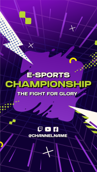 E-Sports Championship TikTok Video Design