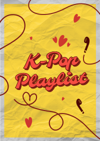 K-Pop Playlist Poster Image Preview