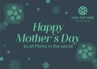 Mother's Day Bouquet Postcard Design