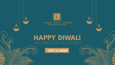 Diwali Candle Sale Facebook event cover Image Preview