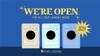 Laundry Store Hours Facebook event cover Image Preview