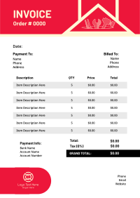 Handyman Repairs Invoice Image Preview