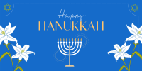 Hanukkah Lilies Twitter post Image Preview