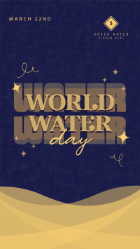 Quirky World Water Day Instagram Story Design