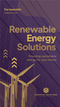 Renewable Energy Solutions TikTok Video Image Preview