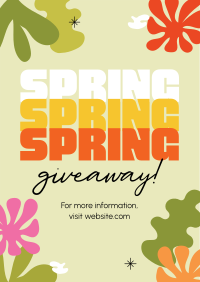 Spring Giveaway Poster Image Preview