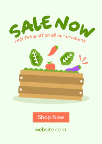 Discounted Organic Poster Design