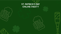 Beers & Clovers Zoom background Image Preview