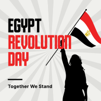Egypt Revolution Day Instagram post Image Preview