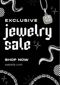 Y2k Jewelry Sale Flyer Design