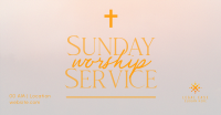 Blessed Sunday Service Facebook ad Image Preview