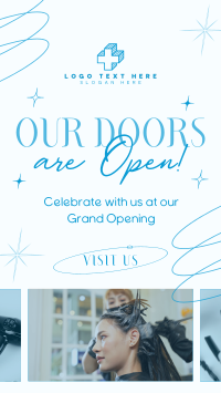 Grand Opening Salon YouTube short Image Preview