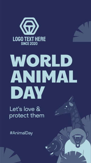 World Animal Day Instagram story Image Preview