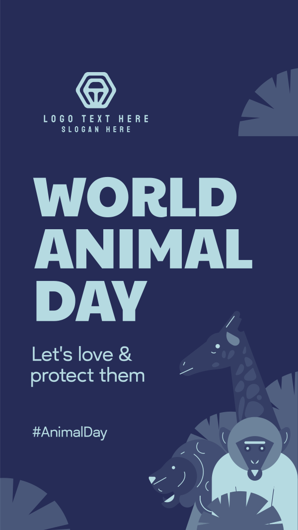 World Animal Day Instagram Story Design Image Preview