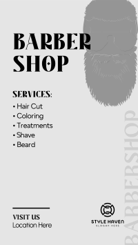 Bearded Services Facebook story Image Preview