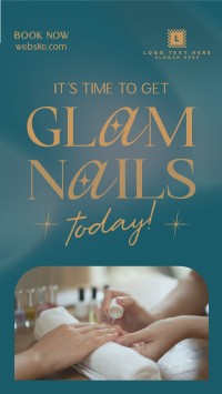 Elegant Nail Salon YouTube short Image Preview