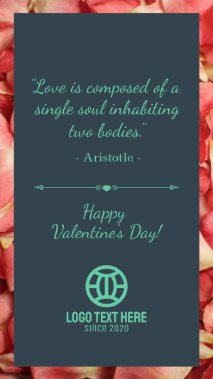 Valentines Quote Instagram story Image Preview