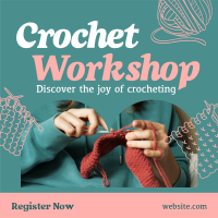 Crochet Workshop Instagram Post Preview