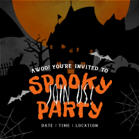 Haunted House Party Linkedin Post Image Preview