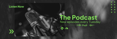 The Podcast Twitter header (cover) Image Preview