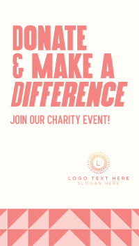 Charity Event TikTok Video Design