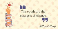 Youth Day Quote Twitter Post Design