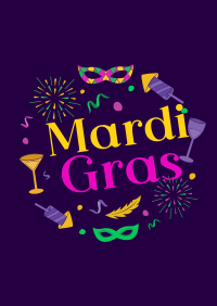 Mardi Gras Festival Poster Design