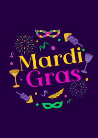 Mardi Gras Festival Poster Design