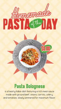 Pasta of the Day YouTube Short Preview