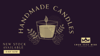 Available Home Candle  Facebook Event Cover Design