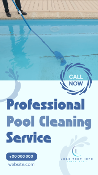 Pool Cleaning Service YouTube short Image Preview