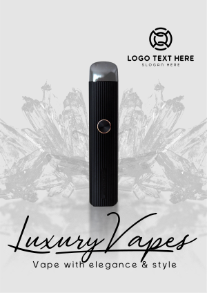 Luxury Vapes Flyer Image Preview