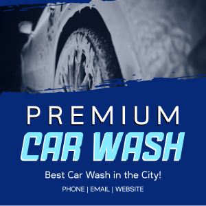 Premium Car Wash Instagram post Image Preview