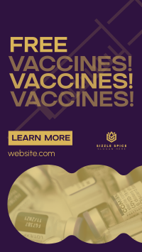 Vaccine Vaccine Reminder TikTok Video Design