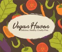 Vegan Haven Facebook Post Design