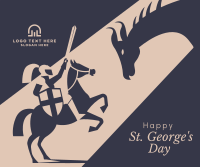 St. George's Day Facebook Post Design